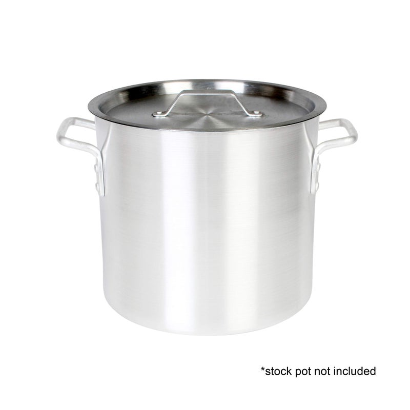 Thunder Group Aluminum Stock Pot Lid, 24 Quart, Stainless - Image 5